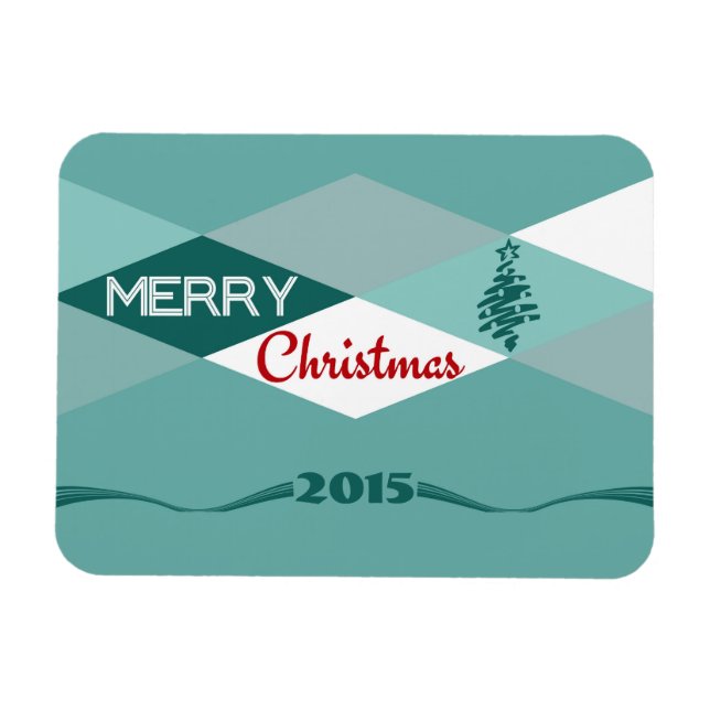 Weihnachtswünsche Magnet (Horizontal)