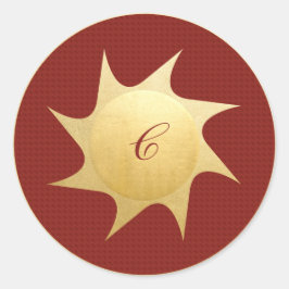 Weihnachtswünsche - Rundaufkleber Runder Aufkleber