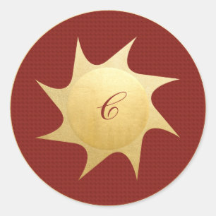 Weihnachtswünsche - Rundaufkleber Runder Aufkleber