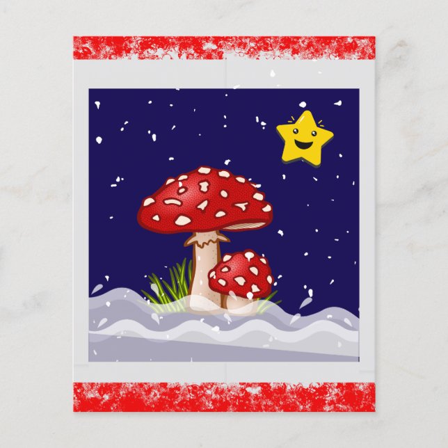 Weihnachtswünsche, Schneetage (Vorderseite)