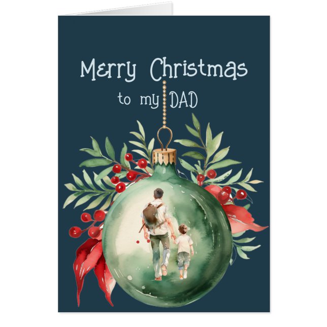 Weihnachtswünsche und Liebe für den VATER (Vorne)