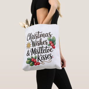 Weihnachtswünsche und Mistletoe Kisses Familie Wei