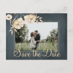 Weihnachtswünsche und Save the Date Hochzeitsschic Ankündigungspostkarte