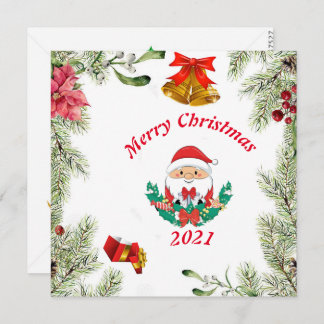 Weihnachtswunschkarte Einladung