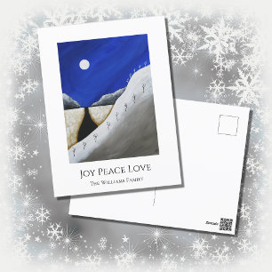 Weihnachtswüste Südwesten Feiertagspostkarte