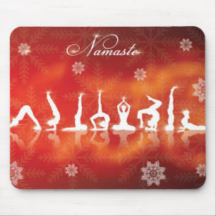 Weihnachtsyoga Mousepad