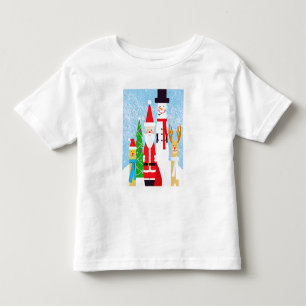 Weihnachtszahlen Kleinkind T-shirt