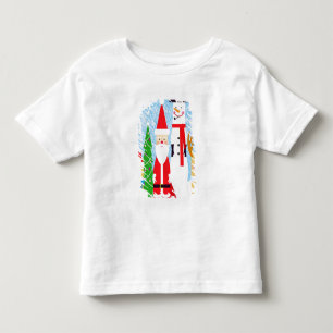 Weihnachtszahlen Kleinkind T-shirt