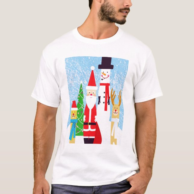 Weihnachtszahlen T-Shirt (Vorderseite)