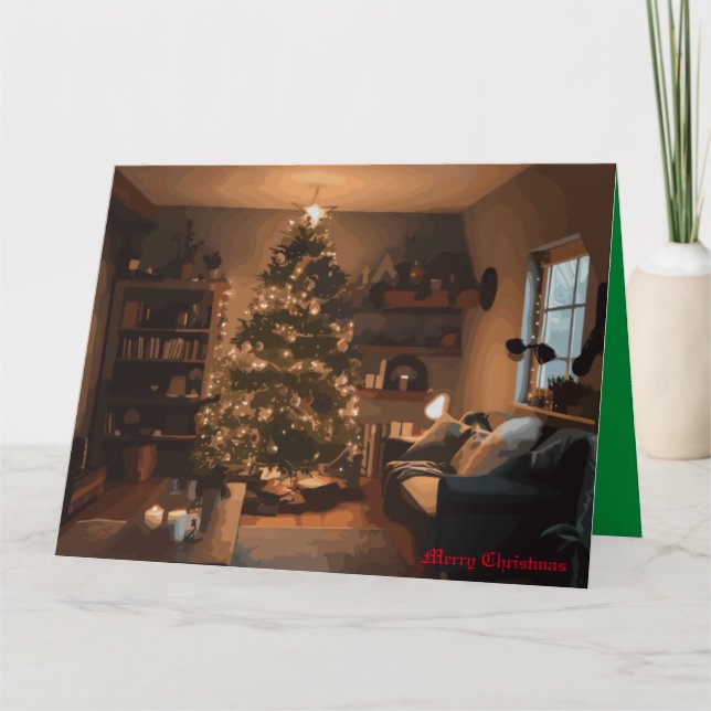Weihnachtszauber Karte (Vorderseite)