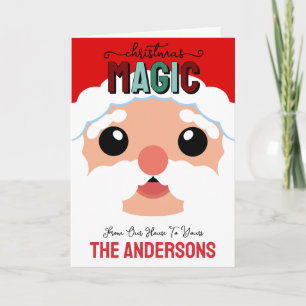 Weihnachtszauber mit Santa Custom Karte