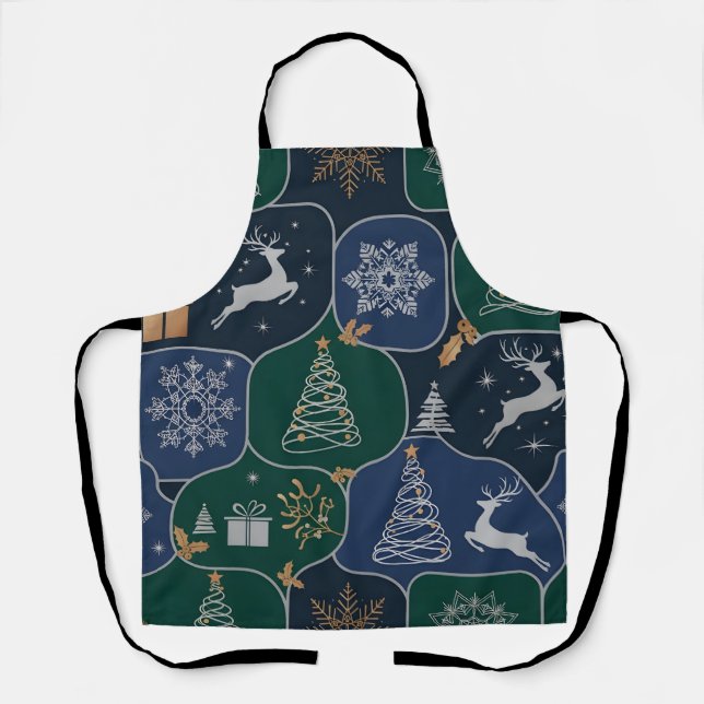 Weihnachtszauber Schürze (Vorderseite)