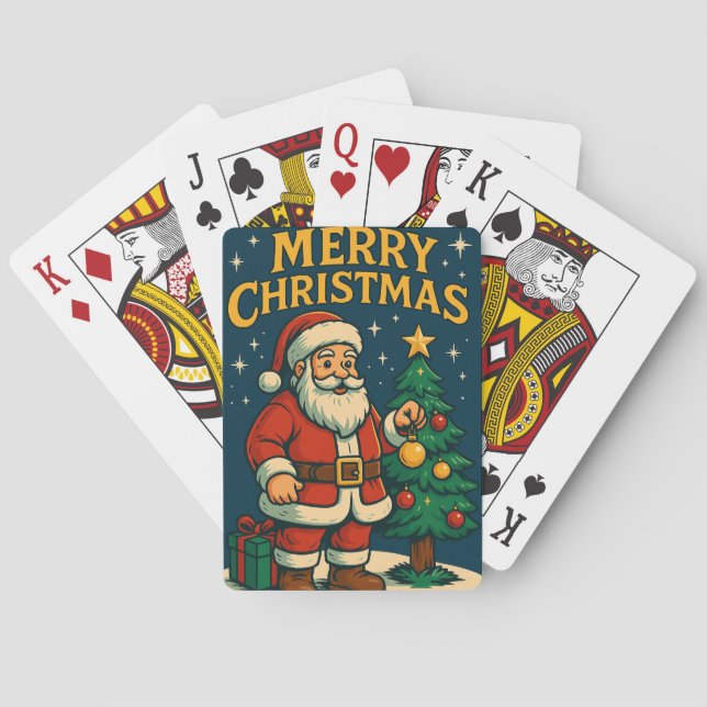 Weihnachtszauber Spielkarten (Rückseite)