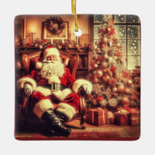 Weihnachtszauber Vintage Santa Claus Ornament