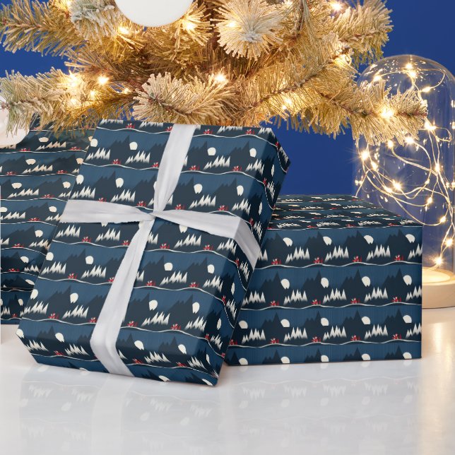 Weihnachtszauber von Santa Geschenkpapier (Feiertage)