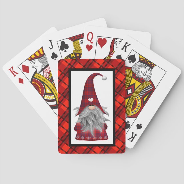 WeihnachtsZauberer Spielkarten (Rückseite)