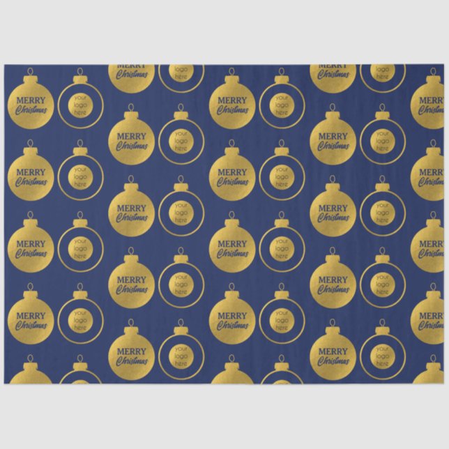 Weihnachtszauberkarte für Firmenkunden Seidenpapier (Vorderseite)