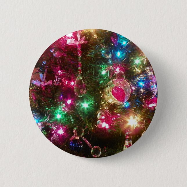 Weihnachtszauberknopf Button (Vorderseite)