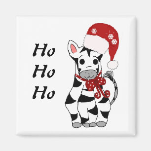 Weihnachtszebra Magnet
