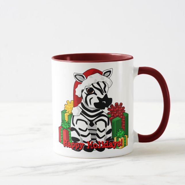 Weihnachtszebra-Tasse Tasse (Rechts)