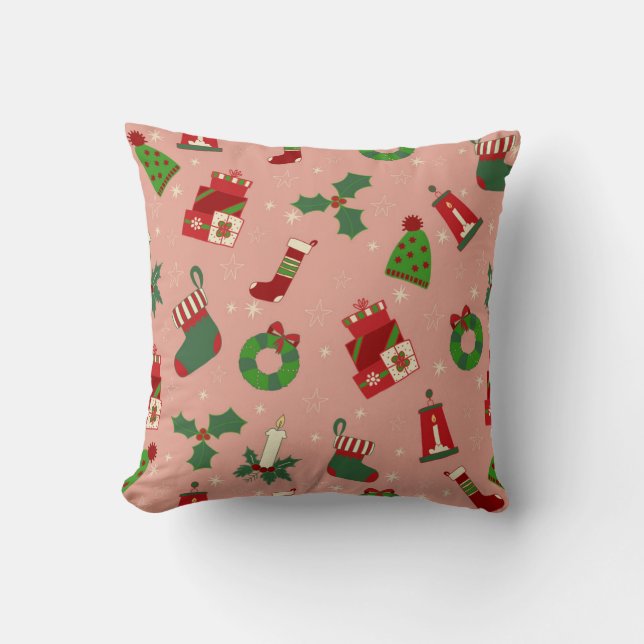 Weihnachtszeichnung  kissen (Vorderseite)