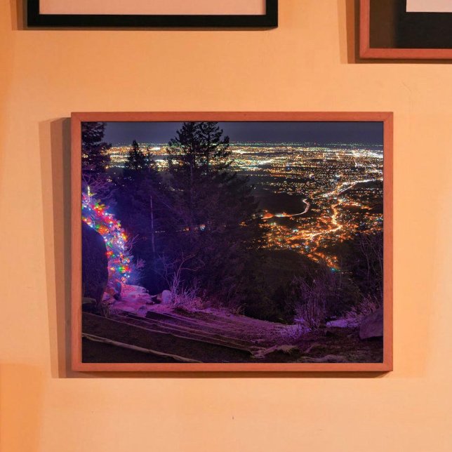 Weihnachtszeit auf dem Manitou Incline Fotodruck (Von Creator hochgeladen)