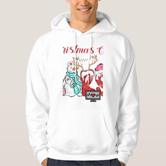 Weihnachtszeit-Crew Hoodie (Vorderseite)