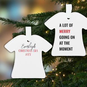 Weihnachtszeit Eine Menge Merry Los Geht Personali Ornament