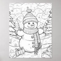 Weihnachtszeit-Farbplakat