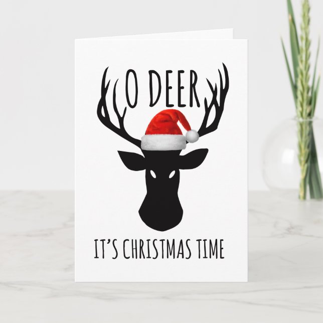 Weihnachtszeit Feiertagskarte (Vorderseite)