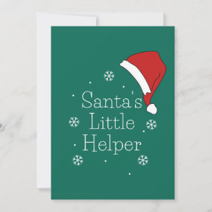 Weihnachtszeit, frohe Weihnachten, Santa Little Hi Feiertagskarte