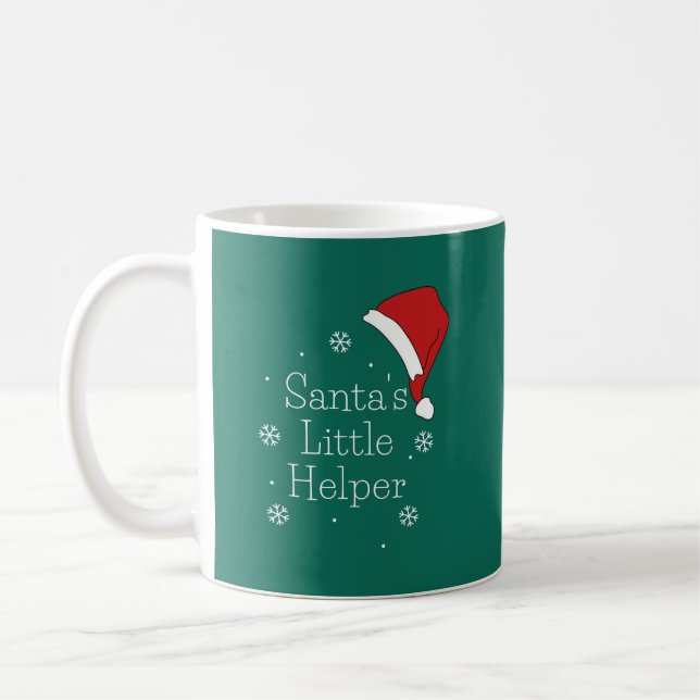 Weihnachtszeit, frohe Weihnachten, Santa Little Hi Kaffeetasse (Links)