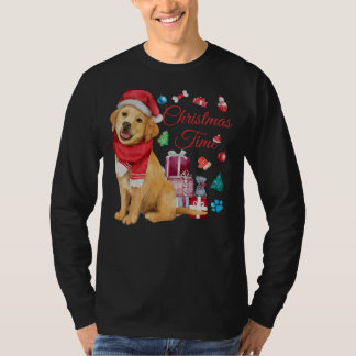 Weihnachtszeit für den Niedlichen Goldenen Retriev T-Shirt