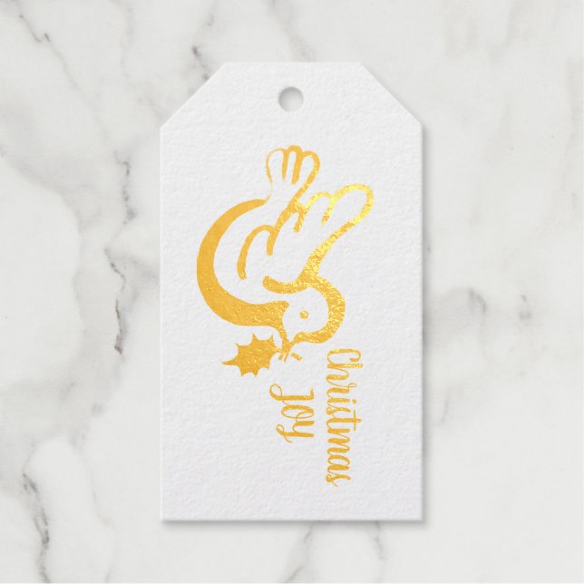 Weihnachtszeit Geschenkanhänger (Vorderseite)