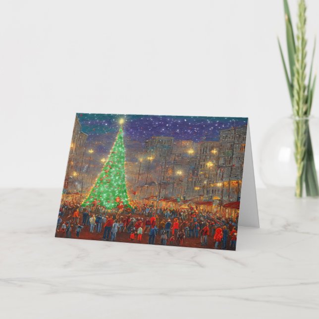 Weihnachtszeit Karte (Vorderseite)