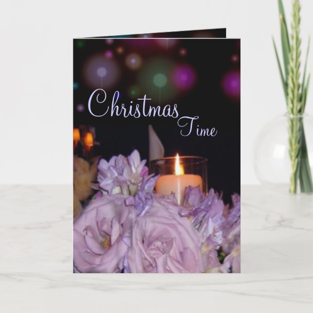 Weihnachtszeit-Karte Feiertagskarte (Vorderseite)