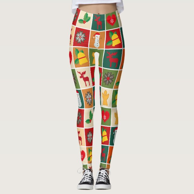 Weihnachtszeit Leggings (Vorderseite)