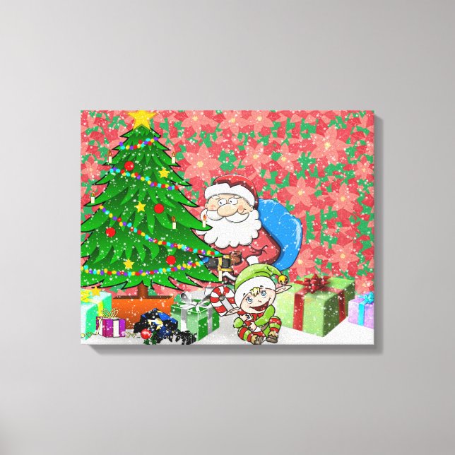 Weihnachtszeit Leinwanddruck (Vorderseite)