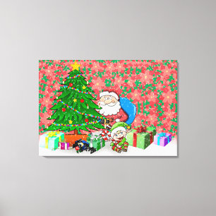 Weihnachtszeit Leinwanddruck