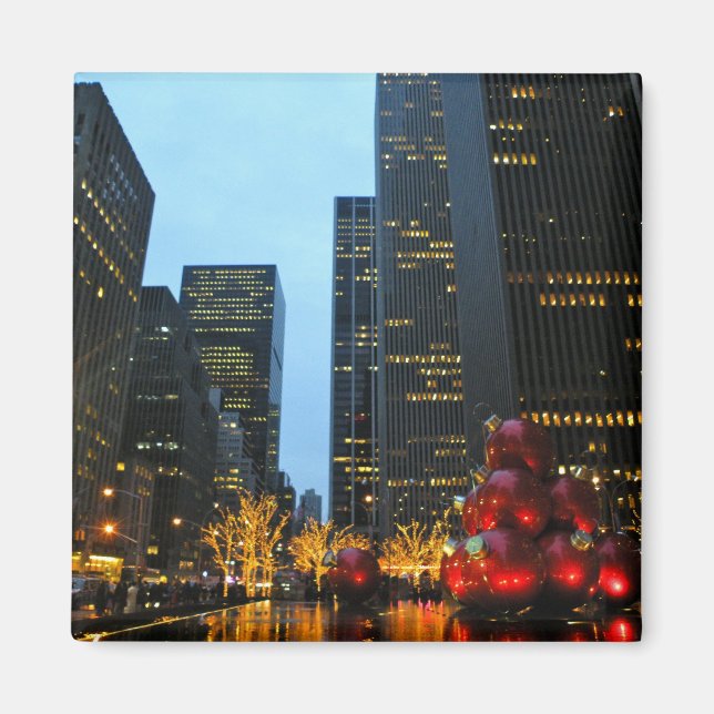 Weihnachtszeit NYC Magnet (Vorne)