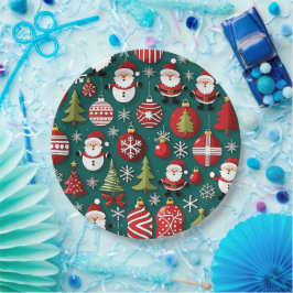 Weihnachtszeit Pappteller