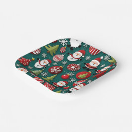 Weihnachtszeit Pappteller