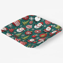 Weihnachtszeit Pappteller