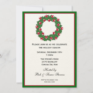 Weihnachtszeit-Party Einladung