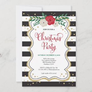 Weihnachtszeit-Party Einladung, Party Einladung