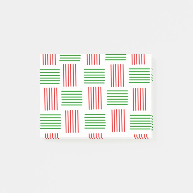 Weihnachtszeit Post-it Klebezettel (Vorderseite)