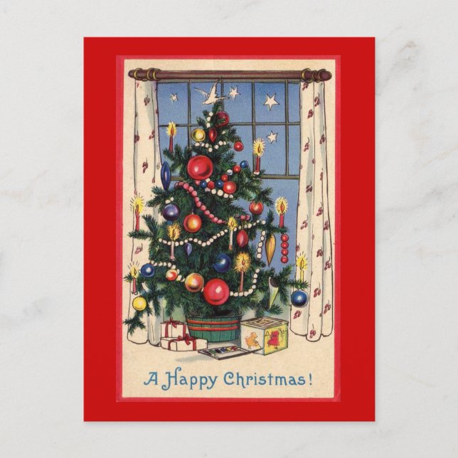 Weihnachtszeit Postkarte (Vorderseite)