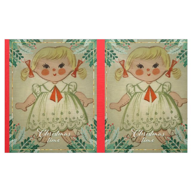 Weihnachtszeit-Puppen Stoff (Yard (91,4 cm))