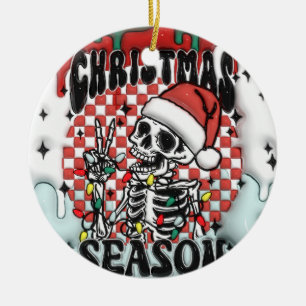 Weihnachtszeit Skeleton Ornament