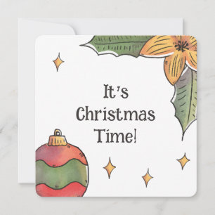 Weihnachtszeit Süße Weihnachts Grußkarte Karte